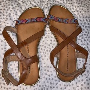 Chinese Laundry Beaded Multicolor Sandal